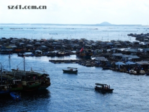 海南-南湾猴岛俯视